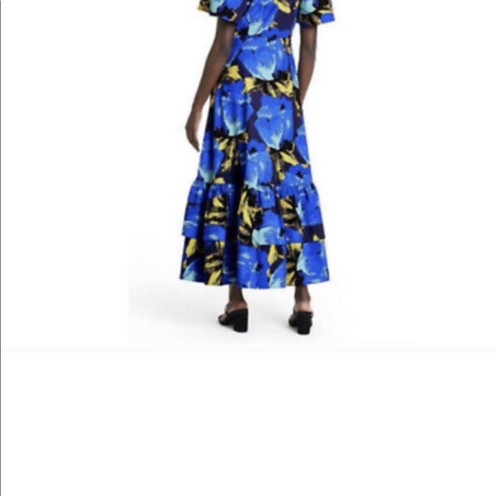 Christopher John Rogers blue maxi dress